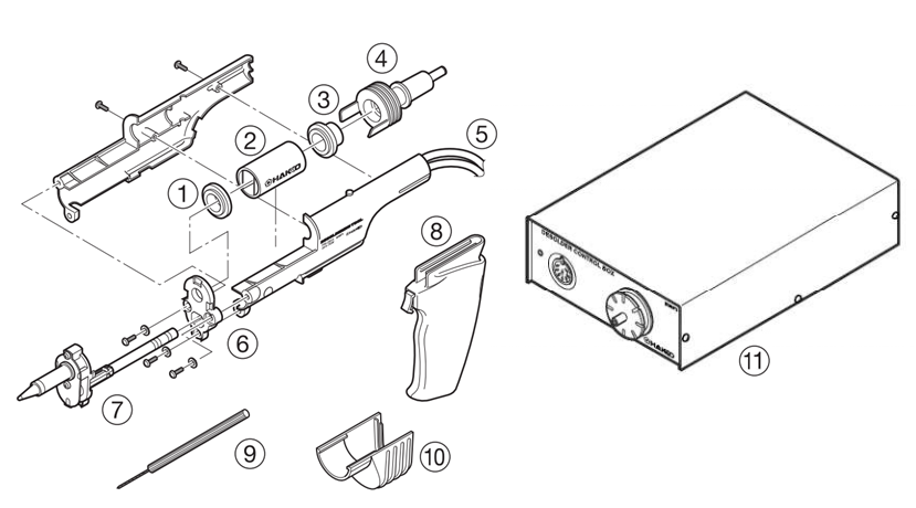 FM2024-35 Desoldering Tool (Conversion Kit with DCB)